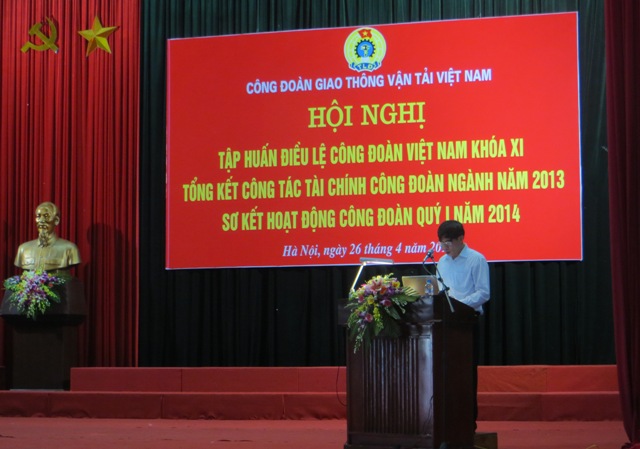 Công đoàn Giao thông vận tải Việt Nam: Tổ chức Hội nghị tập tuấn Điều lệ công đoàn Việt Nam khóa XI